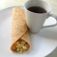 Breakfast Burrito & Coffee 2